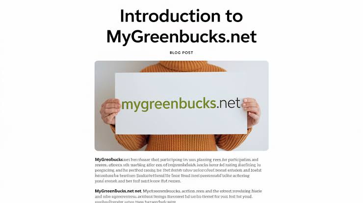 MyGreenBucks .net: The Ultimate Guide to Earning Green Bucks Online